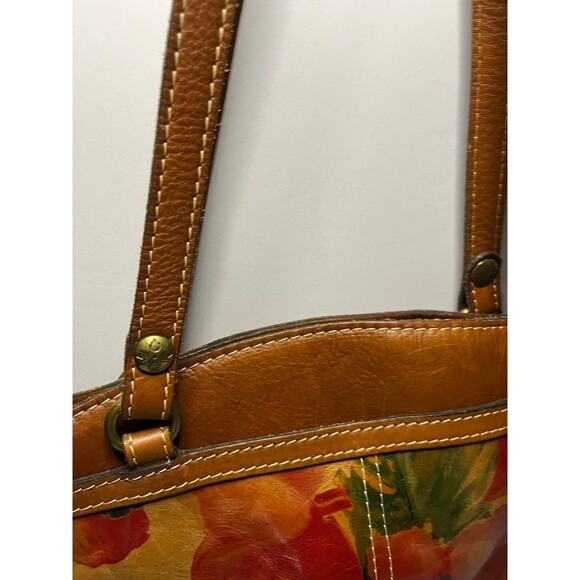 Patricia Nash leather floral shoulder bag - Picture 5 of 7